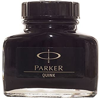 Parker Tintenflacon Quink 1-er Blister, schwarz