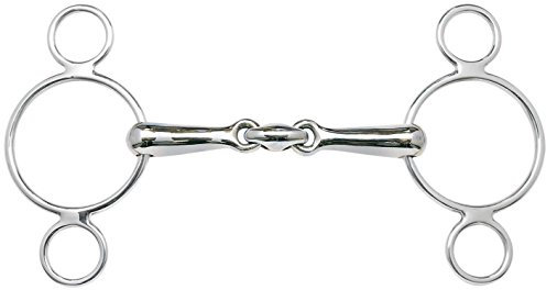 3-Ring-Wassertrense EDELSTAHL, doppelt gebrochen