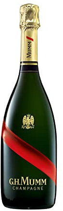 Champagne G.H. MUMM Grand Cordon - 12.5 %, 75 cl (L'emballage peut varier)