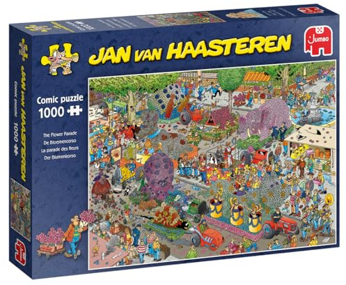 Jan van Haasteren - Blumenparade - 1.000 Teile Puzzle für Erwachsene