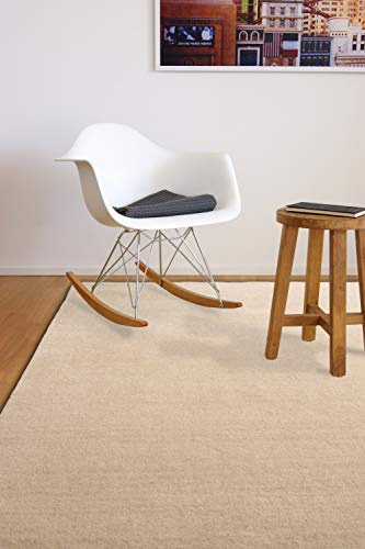 Gabbeh Teppich Karma beige 140x200 cm - handgefertigt aus 100% Schurwolle