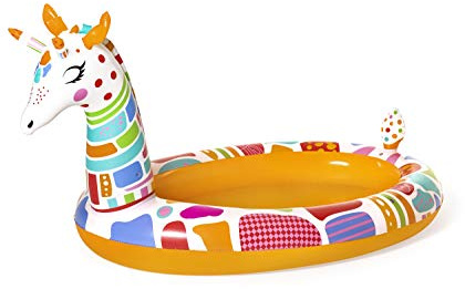 Bestway 53089 - Piscina Hinchable Infantil Jirafa con Spray de Agua 266x157x127 cm