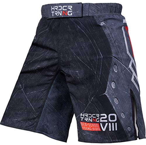 Hardcore Training Fight Shorts Cyber 2.0 Men's Uomo Pantaloncini da Combattimento Arti Marziali MMA BJJ Boxe Muay Thai Grappling Fitness No Gi