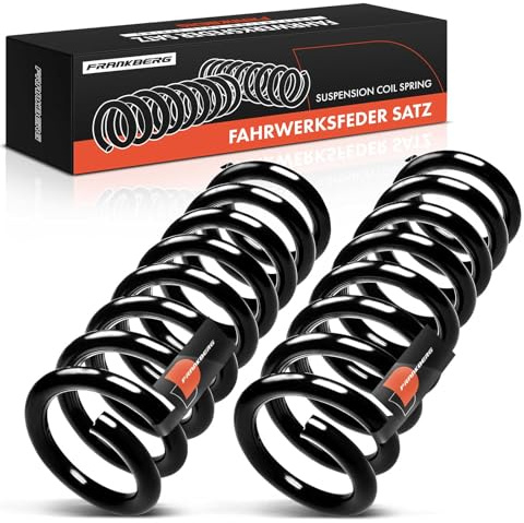 Frankberg 2x Muelles de chasis Compatible con Clase C W203 C 180 C 180 Compresor C 200 Compresor C 200 CDi C 220 CDi C 230 C 230 Compresor C 240 C 270 CDi C 280 C 320 CDi C 320 C 350 2000-2007 RA7011