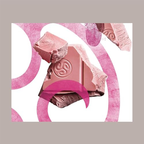 Lucgel Cioccolato di Copertura in Bottoni Rosa Ruby - 400 gr -