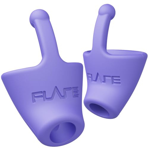 Flare Calmer Original – Ear Plugs Alternative – Reduce Annoying Noises Without Blocking Sound – Soft Reusable Silicone – Purple