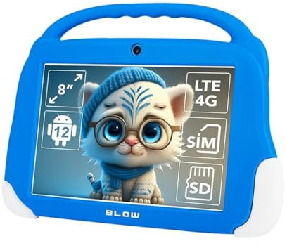 Blow Tablet KidsTAB8 8 UNISOC T606 4 GB RAM 64 GB Black