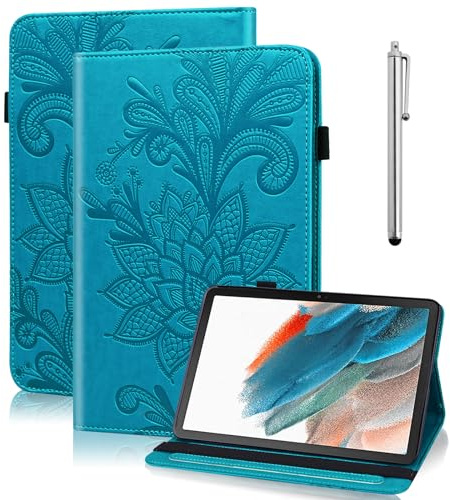 TUOLISG Hülle Kompatibel mit Kindle Paperwhite 11. Generation 2021, Dünn Lightweight Kunstleder Schutzhülle Smart Cover für Kindle Paperwhite 6,8 Zoll, Signature Edition - Blau