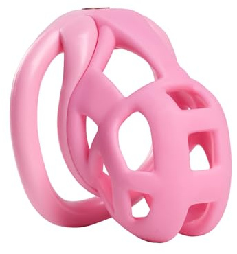 Fancalen New 2025 Cobra II Chastity Cage Adult Sex Toys New Upgraded Embedded Small Lock Core Chastity Bondage Chastity Device Men's Revolution Chastity Lock with 4 Rings