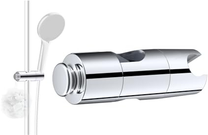 Hibbent Universal Duschkopfhalter Ersatz mit 1 Haken, Chrom