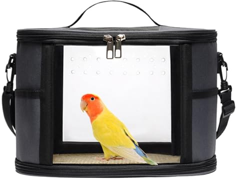 Vogel Transportbox Für Reisen | Tragbarer Sittich Transportbehälter,Tragbare Kleintiertasche Für Wellensittiche Nymphensittiche Und Großsittiche