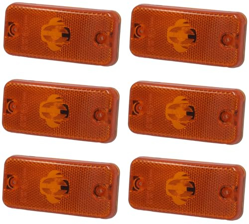 SAMETRUCK 6x Seitenmarkierungsleuchte passend für Peugeot Boxer Citroen Jumper Fiat Ducato