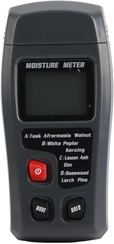 Compteur numérique LCD portable pour bois avec 4 modes, haute précision 0-99,9 % testeur d'hygromètre pour noyer, palissandre, arbre en caoutchouc, durabilité