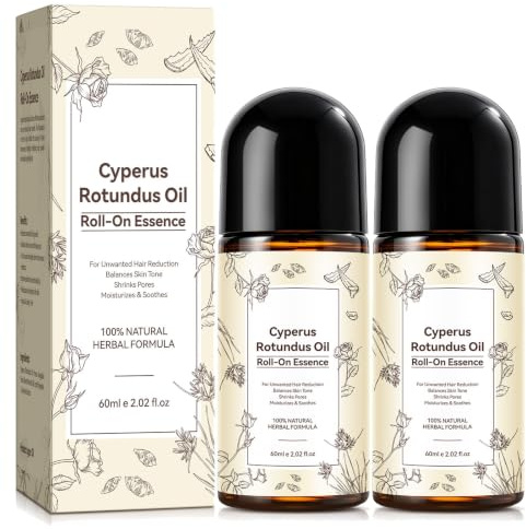 2 st cyperus rotundus olja för hårborttagning hårväxt