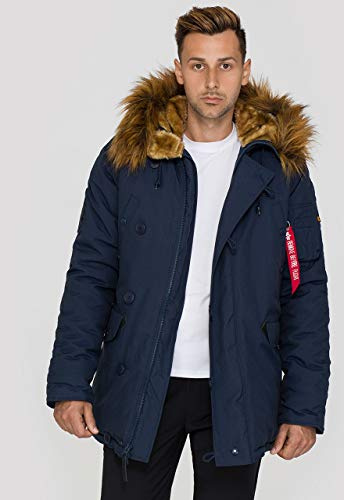 Alpha Industries Explorer vinterjacka för män Rep.Blue