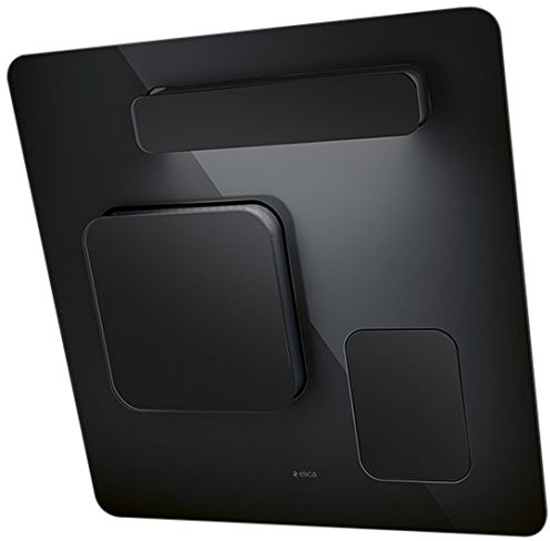 Elica Feel Monté au mur Noir 700m³/h - Hottes (700 m³/h, recirculation, 44 dB, 64 dB, 30 cm, 30 cm)