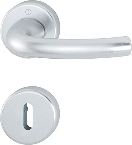 HOPPE Rosetten-Garnitur 'Tôkyô' Aluminium Natur 1710/42KV/42KVS - 8185258