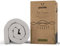 The Topper by Panda - Gel Infused Memory Foam (Hydro-Foam) Bamboo Mattress Topper (UK Double: 190 x 135 cm) White