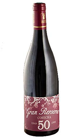 CALLE DEL REGALO Botella de Vino Personalizada con la Edad Que tú Quieras