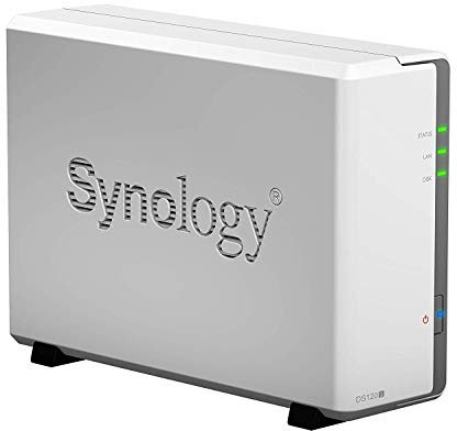 Synology DS120j 1 Bay Desktop NAS Enclosure, Black