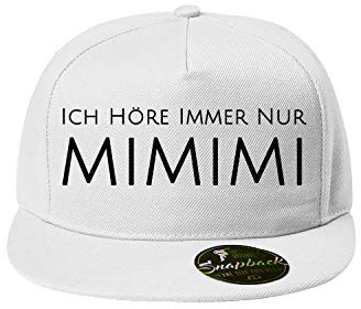 OwnDesigner Ich höre Immer nur mimimi Cap Unisex Baseball Cap Base Cap - Herren Snapback Cap