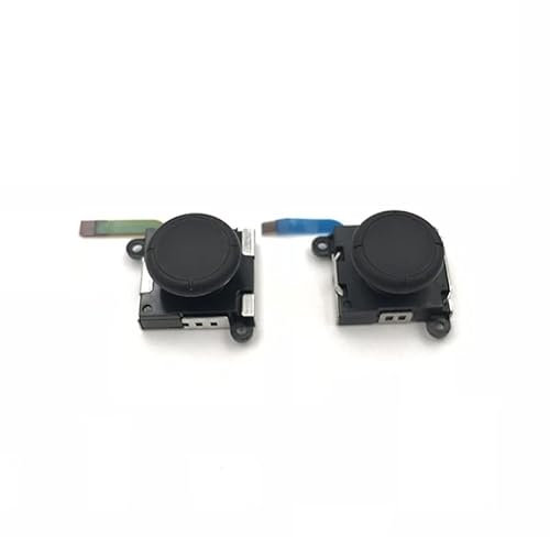 VKMKV Pieza de reparación de 6 uds., botón de Joystick 3D, Controlador de Palos analógicos, reemplazo de Palanca de Mando for NS NX Nintendo Switch Joy-con con Cable Flexible