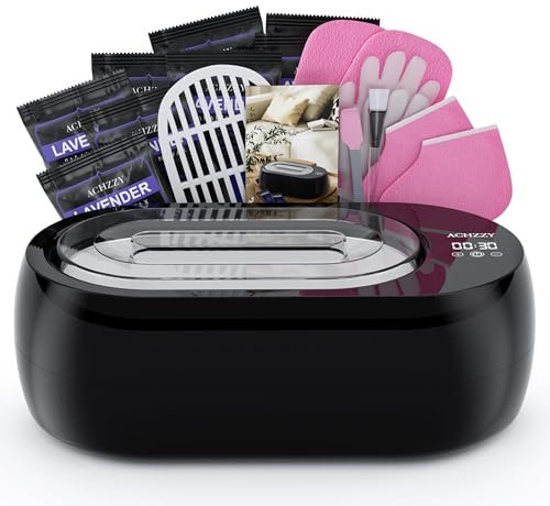 Macchina per cera di paraffina per mani e piedi con coperchio aperto automatico, bagno di paraffina, fusione rapida della cera, controllo della temperatura di precisione, scaldino paraffina da 4500 ml