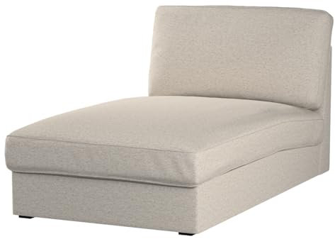 dekoria Ersatz für Bezug für Kivik Recamiere Sofa Husse passend für Modell Kivik, grau-beige