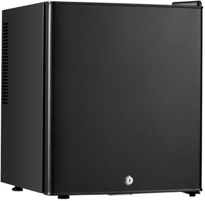 GIZNXBA Mini Frigo De Chambre Petit Frigo Cosmetique pour Soins De La Peau, Réfrigérateur Compact À Une Porte, Mini Réfrigérateur pour Chambre À Coucher, Dortoir, Bureau(Color:/Black -40L)
