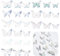 Neikafan 108 Piezas 3D Mariposa Decoración 9 Estilos Pared Mariposas Pegatinas Decorativas Mariposas Adornos para Pared, Cumpleaños, Boda, Fiesta Decoración 3D Mariposas para Tartas