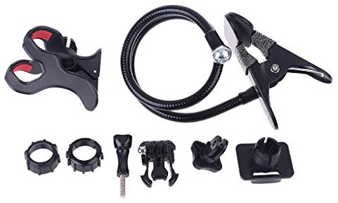 Soporte de mesa para cámara web, trípode para cámara web con brazo flexible de 25 pulgadas y cuello de cisne