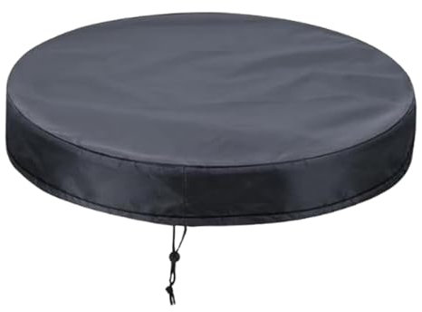 MagiDeal Housse de Protection réglable pour Baril, résistante à l'eau, en Tissu Oxford 210D, revêtement PU, pour Chantiers de Construction, 65 Cm X 10 Cm