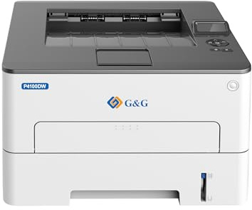 G&G P4100DW Imprimante Laser Noir et Blanc à Fonction Unique,WiFi Imprimantes Laser Monochrome Auto-Duplex,33-35 ppm