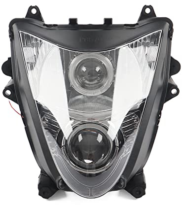 ASXLAC Motorcycle Headlight for Suzuki Hayabusa GSXR1300R 1997-2007 1998 1999 2000 2001 2002 2003 2004 2005 2006 Motorbike Headlamp Assembly