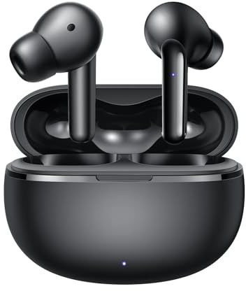 Wireless Earbuds, Bluetooth 5.3 Headphones with HiFi Stereo Deep Bass Ear Buds, Earphones with ENC Noise Cancelling Mic, 40H Playtime, Waterproof Touch Control True Wireless Earphones, USB-C