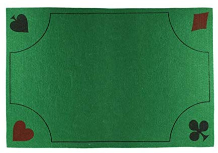 1 TAPIS DE JEUX EPAIS 40 X 60 CM CARTE POKER BELOTE GUINCHE LUXE ANTIDERAPANT