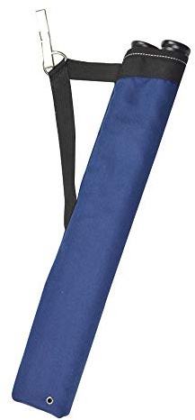 SHARROW Flecha Carcaj 2 Tubos Bolsa de Flecha Titular Quiver Ajustable para Entrenamiento de Caza al Aire Libre (Azul)