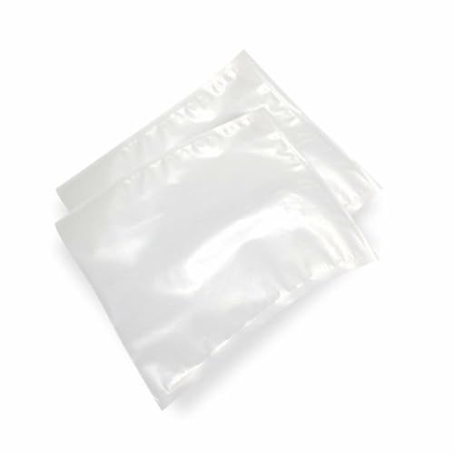 100 bolsas de 28x36 en plástico gofrado especial para el envasado al vacío de alimentos Laica VT3512 libre de BPA.