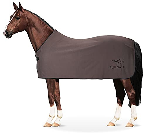 Equinate Abschwitzdecke Orlando aus Fleece mit Widerristpolster