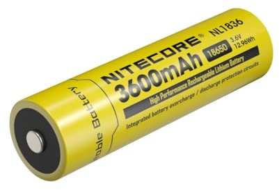 Nitecore NL1836 recargable 18650 Li-Ion batería 3600mAh