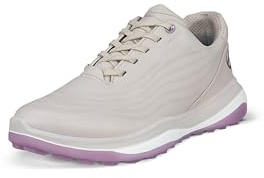 ECCO Lt1 Hybrid-Golfschuh für Damen, wasserdicht, Kies, 39/39.5 EU