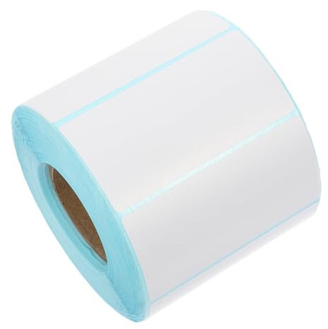 VILLFUL 1 Rolle Barcode-etiketten Etiketten Für Kleine Unternehmen Adressetiketten Leere Namensschildaufkleber Thermoetikettenpapier