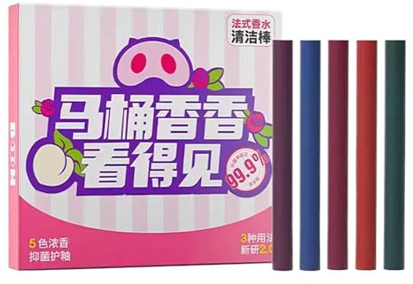 Limpiador de inodoro – Barra de limpieza de drenaje refrescante – Barra de limpieza de inodoro concentrada eficaz con olor natural