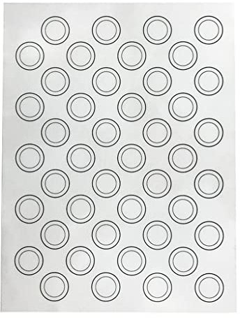 Tappetino da forno in silicone antiaderente per pasticceria, per macaron, torte, biscotti