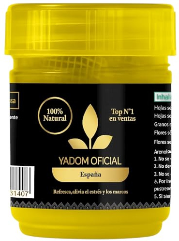 Inhalador Nasal Yadom | Tailandia | Fabricado con Hierbas, Plantas Naturales y Aceite de Mentol | Esencia de Limón con un Efecto Refrescante