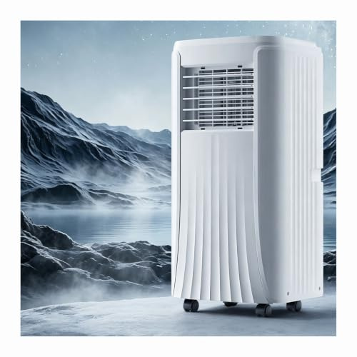 Aire Acondicionado Portátil De 8000 BTU, Refrigeración Y Deshumidificador De Bajo Consumo 3 En 1 Con Mando A Distancia, Temporizador De 24 Horas, Modo Silencioso