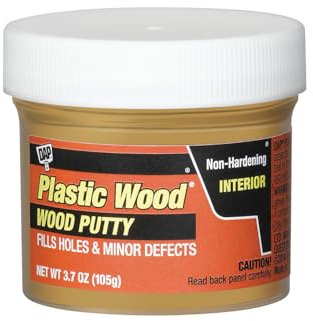 DAP 21247 Finishing Putty Lt Oak, 3.7 oz., Light Oak