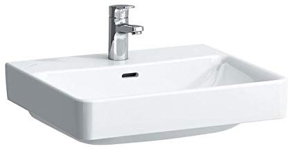 Laufen PRO S Clinic Aufsatz-Waschtisch, ohne Hahnloch, ohne Überlauf, 600x465, weiß, Farbe: Weiß mit LCC - H8169634001421