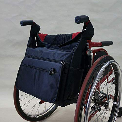 GHzzY Bolsa para Silla de Ruedas con múltiples Bolsillos - Mochila Universal para Silla de Ruedas - Bolsas de Almacenamiento para Silla de Ruedas para Transportar artículos Sueltos y Accesorios