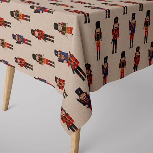 Schöner Leben Nappe Motif casse-noisettes Rouge/bleu/vert Différentes tailles 130 x 180 cm